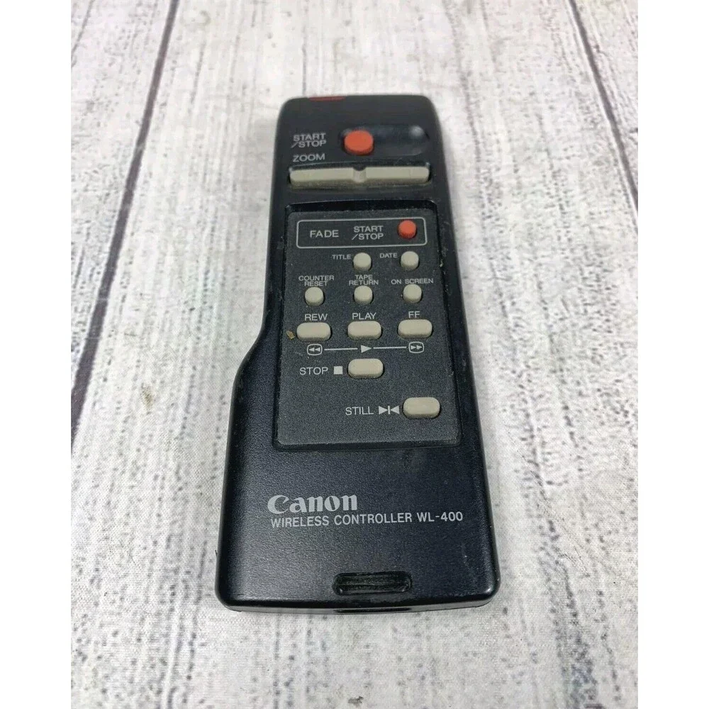 Genuine CANON WL-400 Hi8 Camcorder Remote For H660 E640 OEM - TESTED WORKING